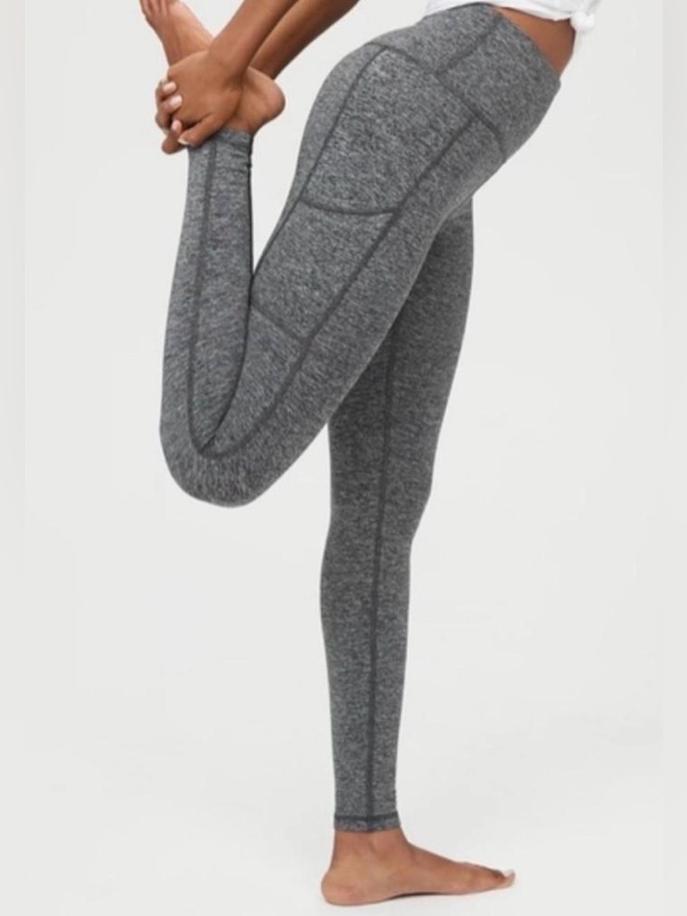 Aerie Offline “the hugger” Leggings in Heather Grey